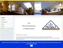 Tablet Screenshot of physio3.de